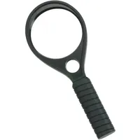 Ecobra Taschenlupe Leseglas Sport Tennisschläger 50/15mm 2,5/5-fach schwarz