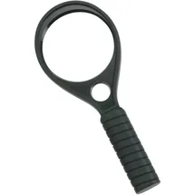 Ecobra Taschenlupe Leseglas Sport Tennisschläger 50/15mm 2,5/5-fach schwarz