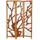Homestyle4u 3-tlg. Paravent in Braun 130x175 cm 893,