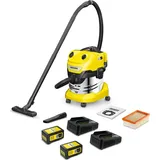 Kärcher WD 4-18 S Dual Battery Set 1.628-626.0 inkl. 2x 5,0 Ah Akku + 2x 18 V Ladegerät
