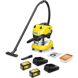 Kärcher WD 4-18 S Dual Battery Set 1.628-626.0 inkl. 2x 5,0 Ah Akku + 2x 18 V Ladegerät