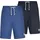 Jan Vanderstorm 2er Pack Schlafshorts CHARLE dunkelblau blau- 60/62