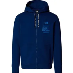 THE NORTH FACE Herren Kapuzensweat BLANCA PEAK FZ, ESTATE BLUE, XXL