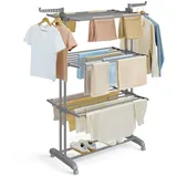 Songmics Wäscheständer 173 grau