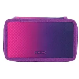 Herlitz Schüleretui TriCase 31-teilig Dip Dye Pink/Purple