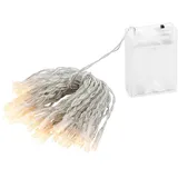 Lex Light LED Lichterkette Deko warmweiß : 50 LEDs innen Beleuchtung
