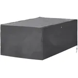 Möbel Kraft Schutzhülle für Sitzgruppen 250 x 95 x 150 cm Grau