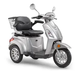 Luxxon E-Dreirad E3800 20 km/h (Mofa-Klasse) silber