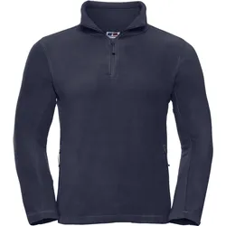 Russell Adults' Quarter Zip Outdoor Fleece, french navy, L