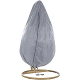 Beliani Wetterschutzhülle Chuva 200 x 200 x 120 cm Grau