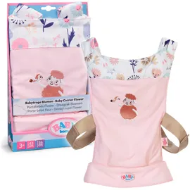Zapf Creation Puppen Bauchtrage Babytragesitz Blumen rosa 837917