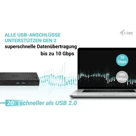 iTEC i-tec USB-C Tripple-4K Docking Gen2 + 100W PD