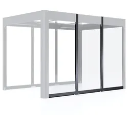 SunElements Wandelement SunCover Infinity 6mm Acrylglas klar 3m Acrylglas 6 mm (klar)