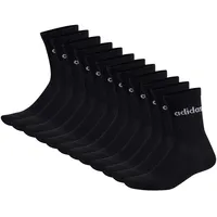 adidas Linear Crew Cushioned Socken 12er Pack Schwarz 40-42