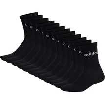 adidas Linear Crew Cushioned Socken 12er Pack Schwarz 40-42