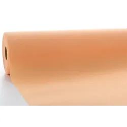 Mank Tischdeckenrolle aus Airlaid - Aprikot, 80 cm x 40 m , 1 Stück - Tischtuch Uni Neutral Tischdecke