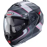 Caberg Duke X Tour Klapphelm - Matt Schwarz/Hellgrau/Pink - S