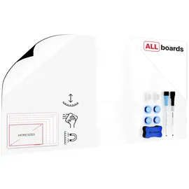 ALLboards Selbstklebende, trocken abwischbare Auflage 100×50 cm