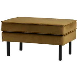 Hocker Rodeo Samt, Honig Gelb