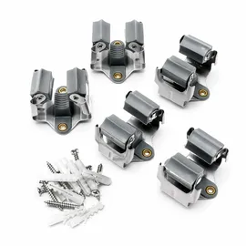 Wiltec Gerätehalter Stahl 5x Silber