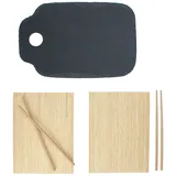 BENTO Sushi Schieferplatten Set für 2 Personen - 1x 315301 & 1x 53319