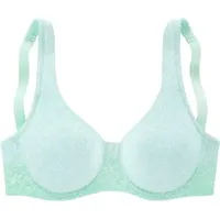 Nuance T-Shirt-BH Damen mint-weiß Gr.90E