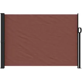 furnicato Seitenmarkise 140 x 300 cm Braun Polyester