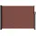 furnicato Seitenmarkise 140 x 300 cm Braun Polyester