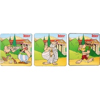 Asterix und Obelix Untersetzer -Set Olympic Games 6er Set, Bedruckt, beschichtet, aus Kork.