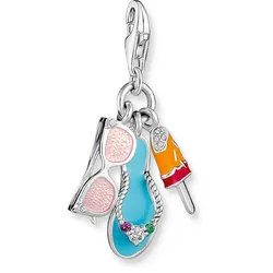 Thomas Sabo 1929-340-7 Charm-Anhänger Sonnenbrille, Badesandale, Eis