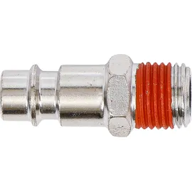 BGS Druckluft-Stecknippel 3222-1, 6,3 mm (1/4") Außengewinde