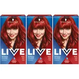 Schwarzkopf LIVE Colour + Lift Deep Red Permanent Hair Dye 035 PACK OF 2