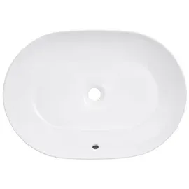 Schöner Wohnen Aufsatz-Waschbecken Sati 60 cm x 42 cm Weiß