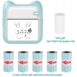 Mini-taschenfotodrucker, Tragbarer Thermodrucker, 203 Dpi, Kabellose Bluetooth-verbindung Für Pictur-bl-3-