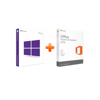 Microsoft Windows 10 Professional + Office 2016 Home and Student (Bundle)