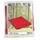 Happy People HAPPY PEOPLE® Sitzkissen aufblasbar blau, rot 35,0 x 35,0 cm, 1 St.