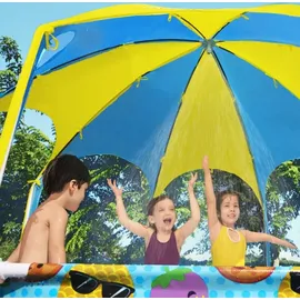 BESTWAY Steel Pro UV Careful Splash-in-Shade Planschbecken 244 x 51 cm