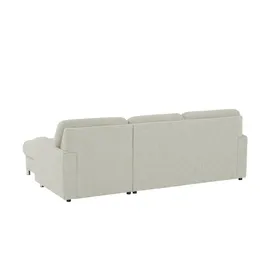Smart Eckcouch Mikrofaser 2-Sitzer Grau