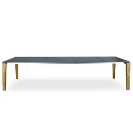 Sit Mobilia - Tisch Olympia Turin Fußholz Teak 300x95 Cm Dekton Orix