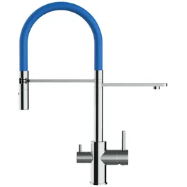 VIZIO 3 Wege Wasserhahn Einhebelmischer Blau