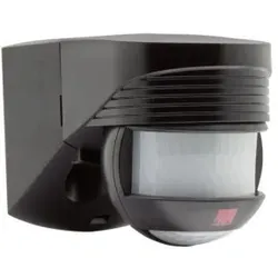 BEG Bewegungsmelder Wandmontage schwarz IP54 12m 91021 LC-Click-N 140 schwarz