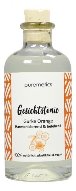 puremetics Gesichtstonic Gurke Orange