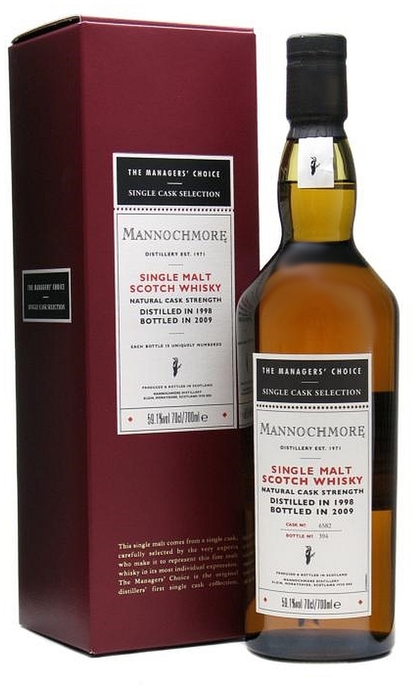Mannochmore 1998 / 2009 - The Managers Choise -  Single Malt Scotch Whisky 59,1%...