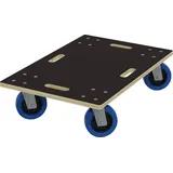 Hago Schwerlast Möbelroller Gummi Rollen Rollbrett Transporthilfe Transportroller Bremsen 40x60cm