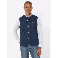 Sieh an! Jerseyweste Trachtenweste . blau 58