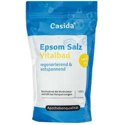 Casida EPSOM Salz Vitalbad 1 kg Salz