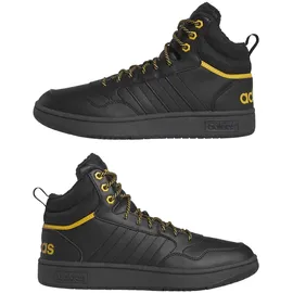 adidas Hoops 3.0 Mid Winterized Core Black / Core Black / Preloved Yellow 45 1/3