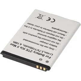 AccuCell Akku passend für ZTE Kis II Max 3,7V 1100 mAh 1 St.
