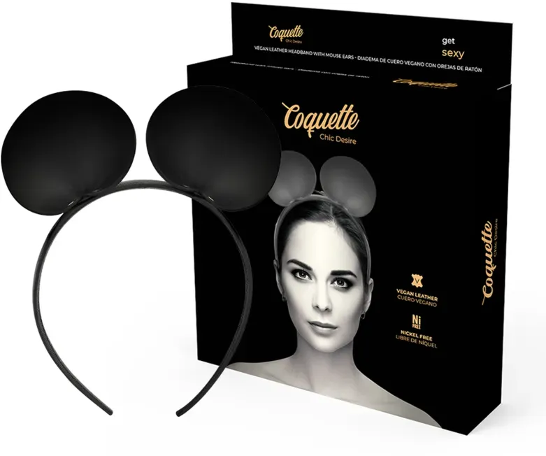 COQUETTE CHIC DESIRE - STIRNBAND MIT MAUSEOHREN