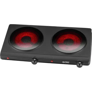 tzs-first-austria Kochplatte FA-5096-2, Infrarot-Doppelkochplatte, schwarz, 2500 Watt